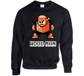 Wood Man Mega Man 2 Robot Enemy NES Video Game T Shirt