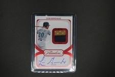 2024 Panini Flawless Baseball Luis Gonzalez Prime Patch Auto Red Border #14/20