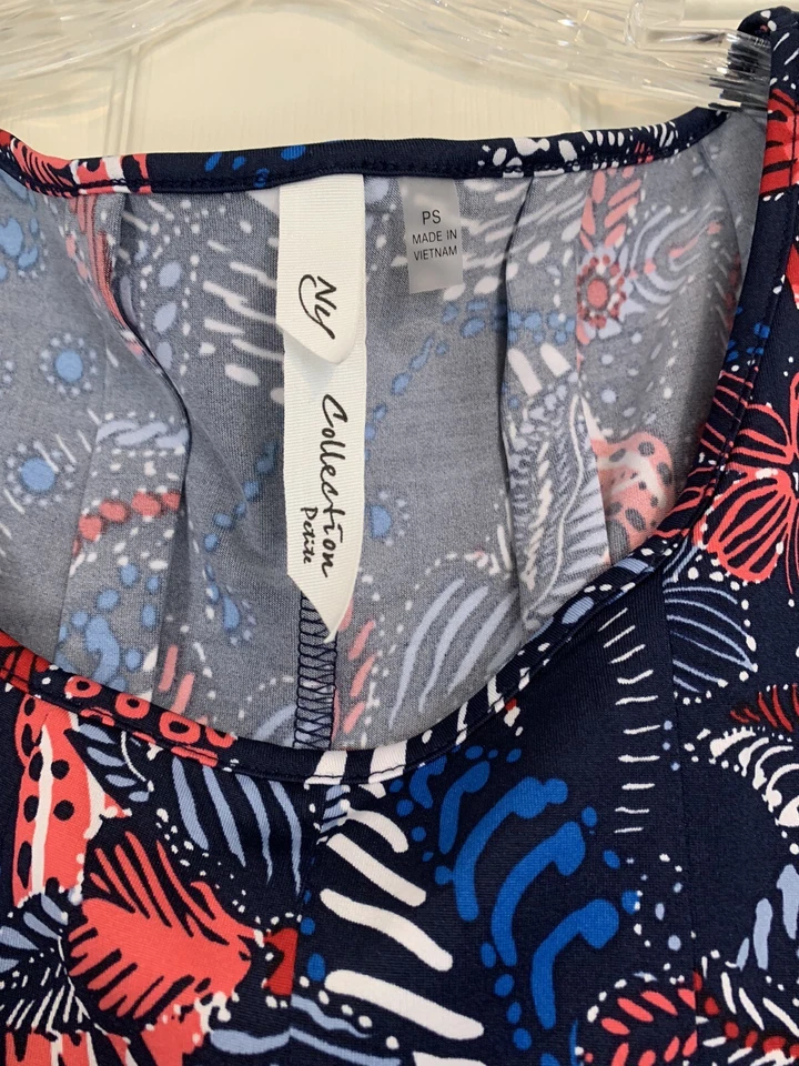 Vestido Colección NY Talla Pequeña Pequeño Diseño Paisley Alta Calidad Lavable Usado en Excelente Condición Foto 3 de 4