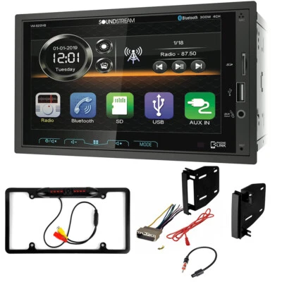 AMERICAN INTERNATIONAL 6.2 inch Double DIN Car Radio Stereo install Kit for 2009-2012 RAM 1500 TRUCK