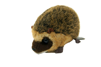 Juans New York Plush Hedgehog 8 inches Brown hard nose stuffed animal