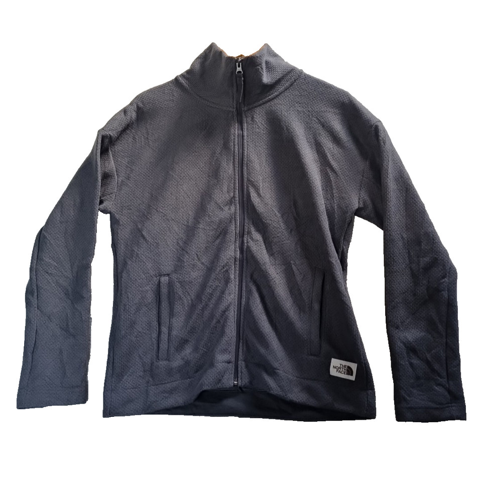 The North Face Womens Medium Textured Weave Grey Jacket