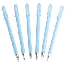Pentel BK77 Superb Antibacterial Ballpoint Pen 0.7mm Nib Black 6 Pack