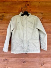 BOY'S GYMBOREE COAT SIZE LARGE KHAKI ITEM 845