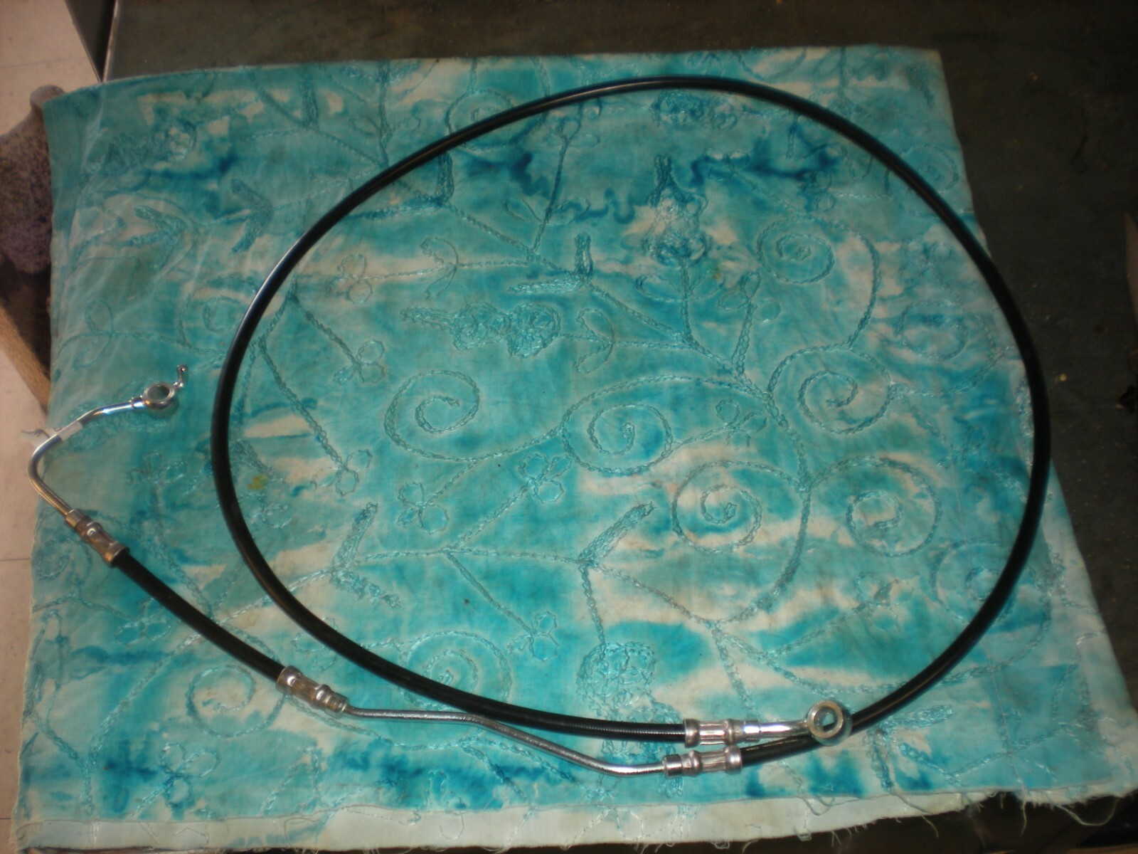 HD Touring Upper Front Brake Line Hose P/N 4167909 MF eBay