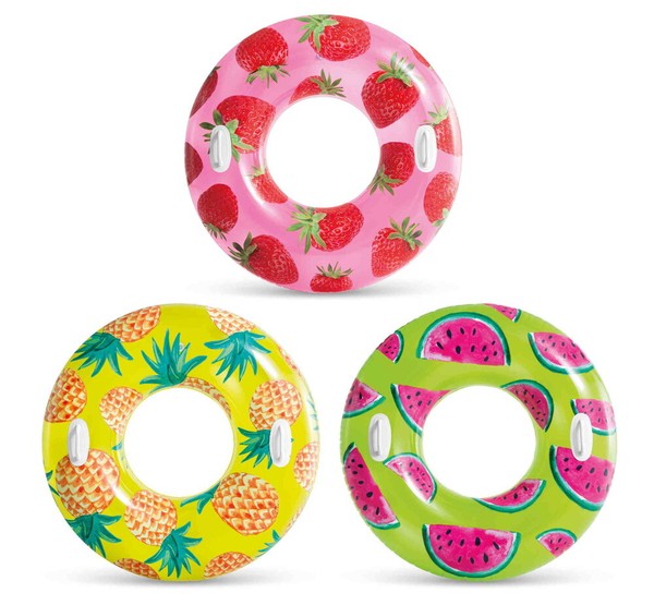 Intex Schwimmreifen Tropical Fruit Tube Ø 114Cm Ab 9 ZufäLlige Auswahl 56261NP-image