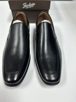 New Florsheim Kierland Moc Toe Venetian Loafers - Black 