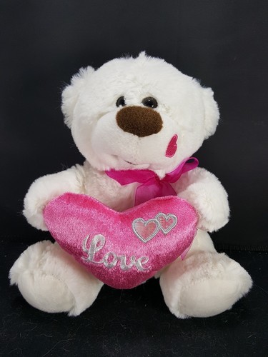 Valentine Day White Teddy Bear Pink 