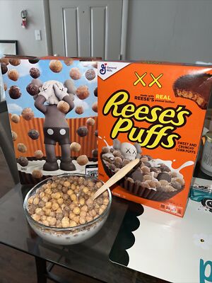 KAWS Reese s Puffs Cereal EXCLUSIVE!! WILL SHIP OUT ASAP!!  