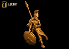 Atheana Warrior A | Fantasy Women Toydoy | RPG D&D Pathfinder Tabletop Miniature