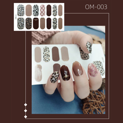 Leoparden-Nagelkunstaufkleber Stilvolle Selbstklebende Nagelfolien ≌ - Bild 9 von 35