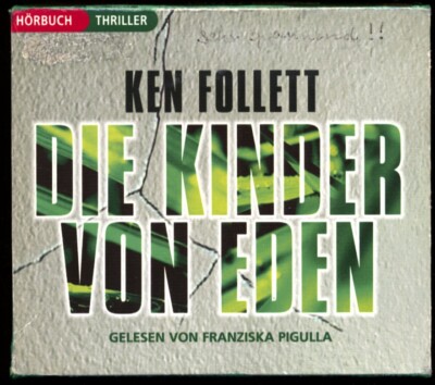 Ken FOLLETT 2 Hörbücher KINDER VON EDEN-5CD + DIE NADEL-6CD = 11 CDs S.GUT