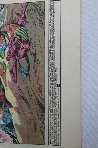 Atari Force #2 Dart vs Warbeast Gerry Conway 1984 Comic DC Comics VG- - Picture 2 of 3