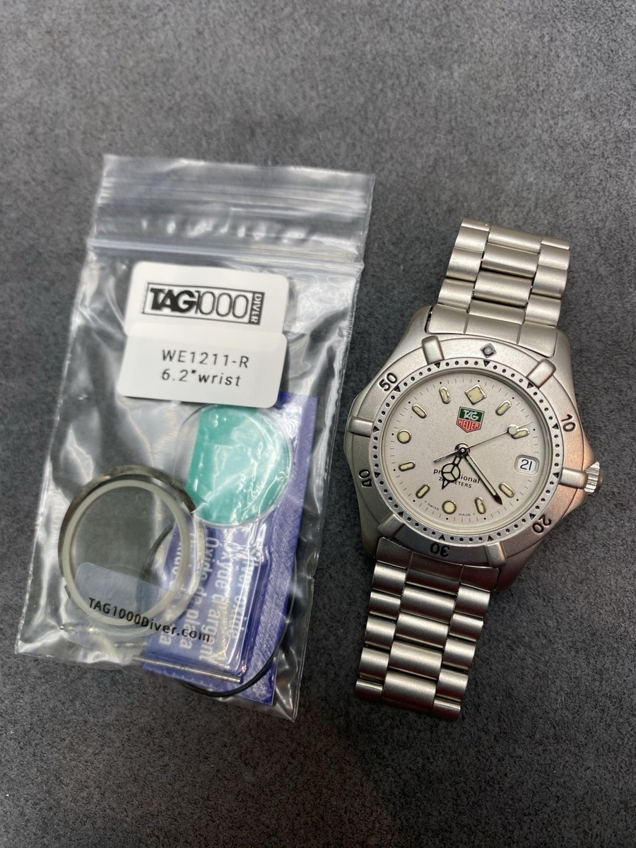 タグホイヤー TAG HEUER WE1211-R プロフェッショナル200 Tag Heuer Professional 200 Watch We1211-R Quartz Silver Dial