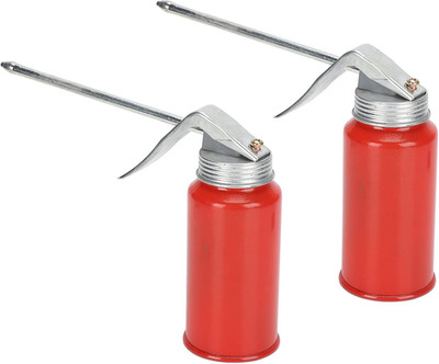 2 Pcs Oil Can Pump Oiler, Metal Pump Oil Can, 200Ml Gun Oil Spray Can for Home A