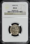 1928-D Buffalo Nickel NGC MS-64 - Nice Honey Hue Toning!