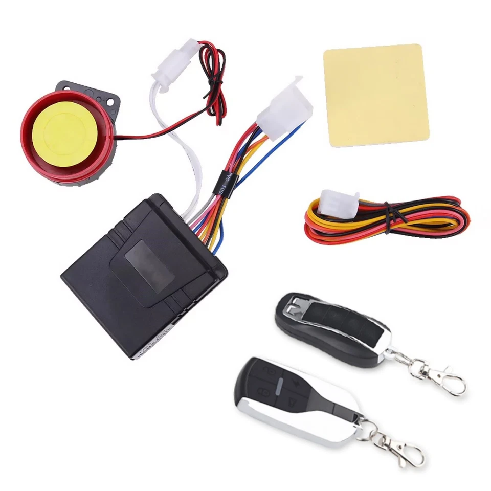 12V ABS Motorcycle Bike Anti-Theft Security Alarm Wireless Remote Control - Image 4 of 4