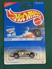 1996 Vintage Hot Wheels #404 Sports Car Series 1/4 PORSCHE 930 Silver w/7 Spokes