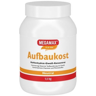 MEGAMAX Aufbaukost neutral Pulver 1.5 kg