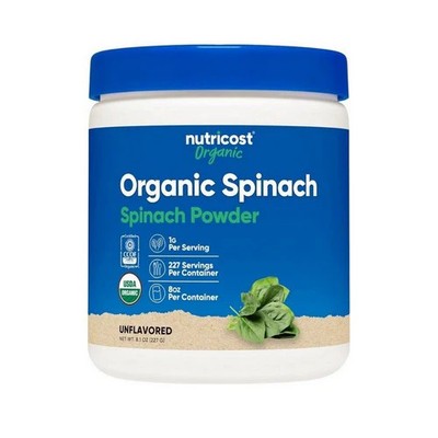 Spinach Powder Organic 8 Oz By Nutricost
