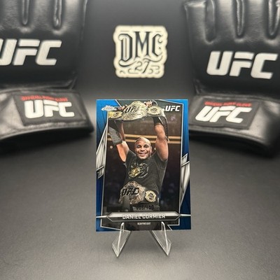 2026 Topps Chrome UFC Daniel Cormier True Blue Refractor /150 #8
