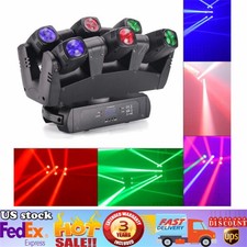 6 Head LED RGB Moving Head Stage Lighting Beam Laser Bar Disco Party DJ Light
