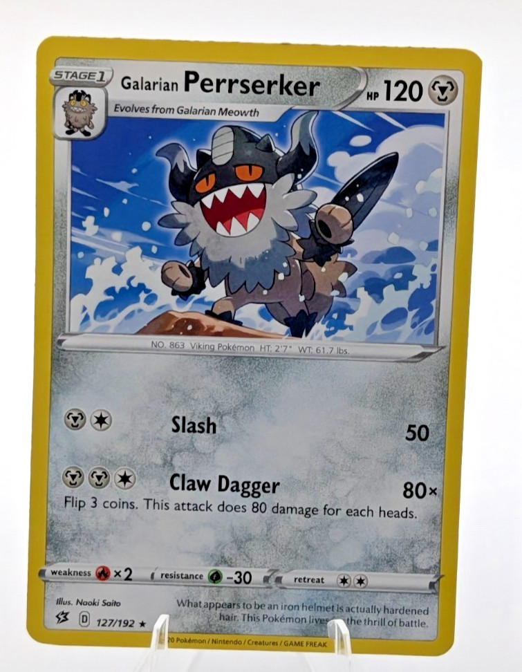Pokémon 127/192 Galarian Perrserker - SWSH02: Rebel Clash (SWSH02)
