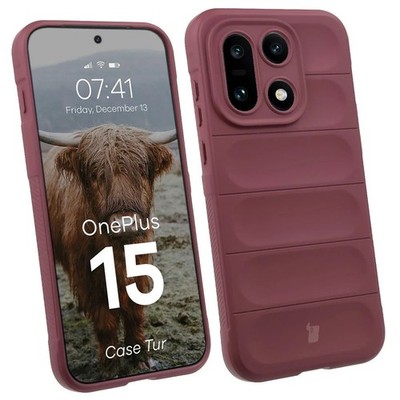 Robuste Handyhülle für OnePlus 15 Bizon Case Cover Etui Hülle Burgunderrot
