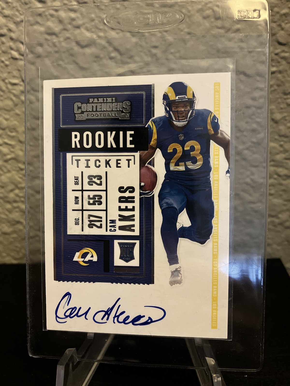2020 Panini Contenders Football- Rookie Cam Akers Autograph! 
