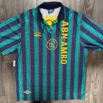 Original Umbro Ajax 1993/1994 Auswärtstrikot Herren XXL 2XL