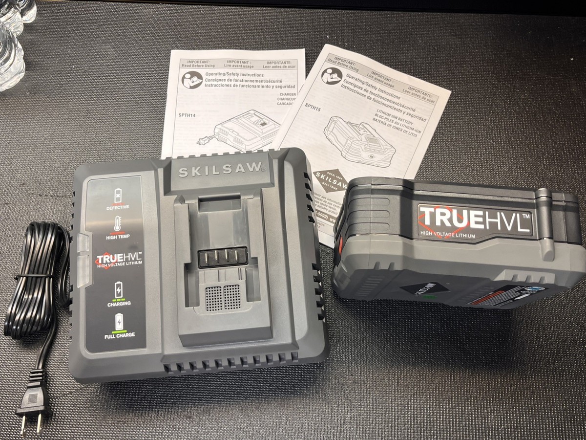 Skilsaw truehvl 48V 5AH 240Wh Battery SPTH15 charger starter kit