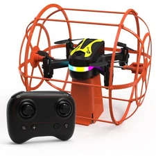 M17 Mini Drone for Beginners Land-Air Dual Mode Indoor and Outdoor RC Quadcop...