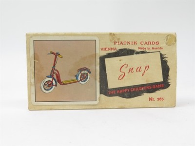 Vintage Piatnik Cards SNAP or Snip Snap Austria Vienna No. 283 Card Game