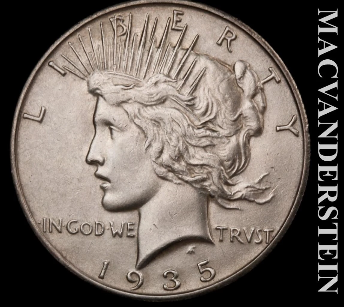 1935-S ピースダラー銀貨 1935 Peace Dollars for sale | eBay