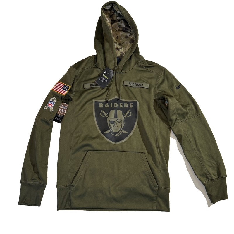 Brand New NFL Nike Oakland Raider Salute To Service Sweatshirt Size Small
