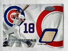 2002 Fleer Hot Prospects Mlb Hot Materials Moises Alou #HM-MA MEM Chicago Cubs