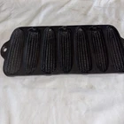 RESTORED Wagner Ware Sidney-O Krusty Korn Kobs Junior Cast Iron Corn Stick Pan