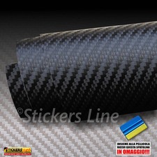 Film Adhésif Carbone NOIR 50x200 Antirayures 3D EASY Pour Wrapping Auto Moto