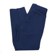 Perry Ellis Modern Straight Fit Estate Blue Dress Pants Mens Size 32 X 30