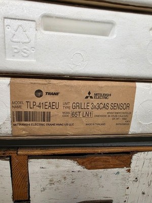 Trane Mitsubishi TLP-41EAEU VRF Ceiling Cassette Grille 3x3 CAS Sensor NIB