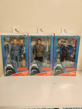NECA Jaws, Set 3, 8" Action Figure, Quint, Hopper Scuba & Amity, Free Ship US