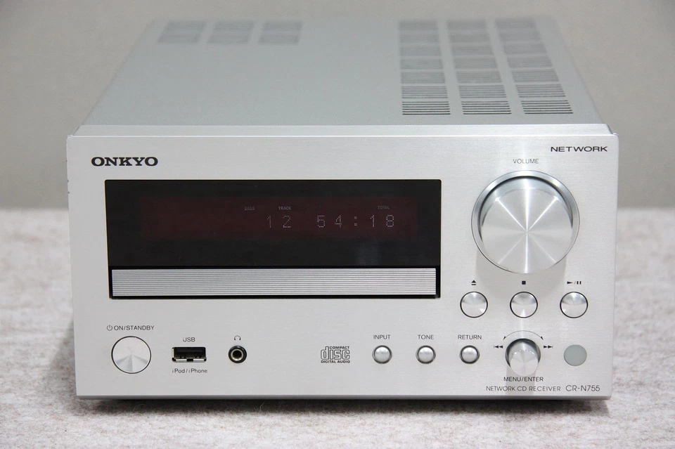 ONKYO Network CD Receiver CR-N755 Amplifier Hi-Fi Mini System Tested Japan - Image 3 of 4