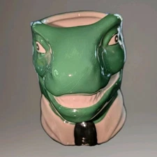 Illuminati Lizard People Dinasour Coffee Mug Tie Wearing Room Essentials