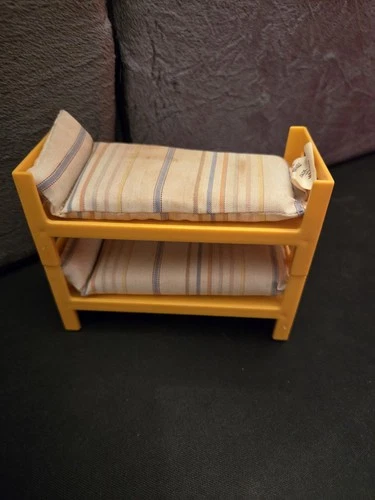 Vintage Fisher Price Little People Bunk Beds A-Frame Set #990 Little People 70s