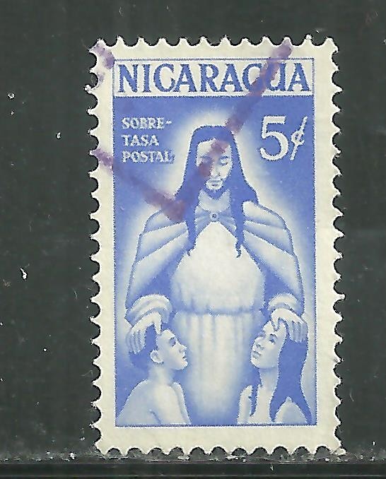 NICARAGUA RA65 USED JESUS AND CHILDREN #2