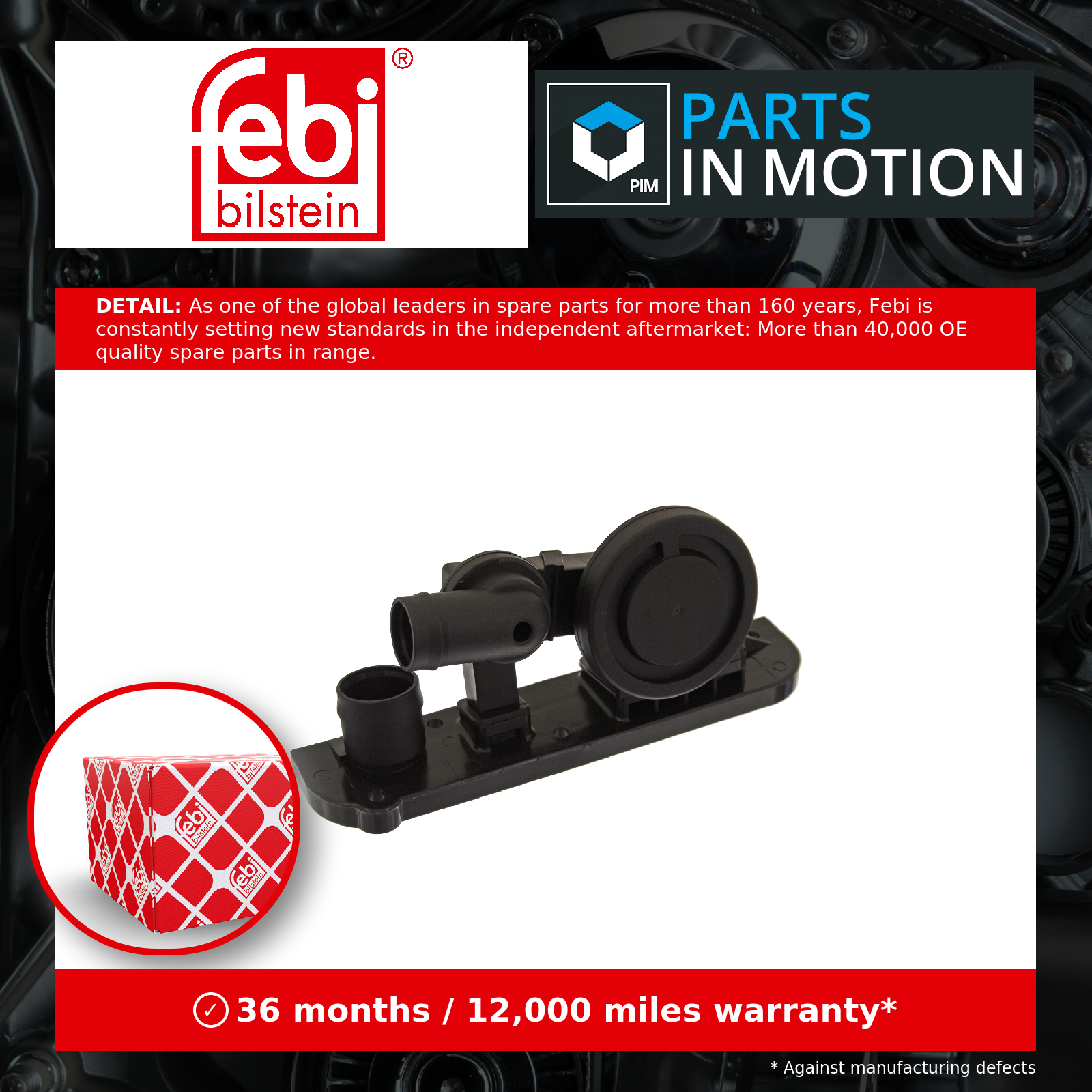 Fits FEBI 46518 CRANKCASE VENTILATION VALVE - Image 28