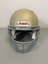 Riddell Revo Speed/victor Football Helmet Matte Gold  Adult Medium 2021yr#85