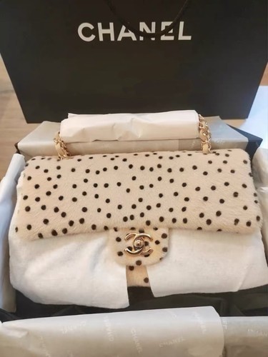 *Brand New*Chanel Pony Hair Leopard Cheetah Medium Flap 2026 Matthieu Blazy 32cm