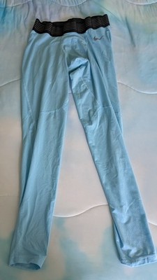 Nike Pro Compression Pants Men's Light Blue Medium 