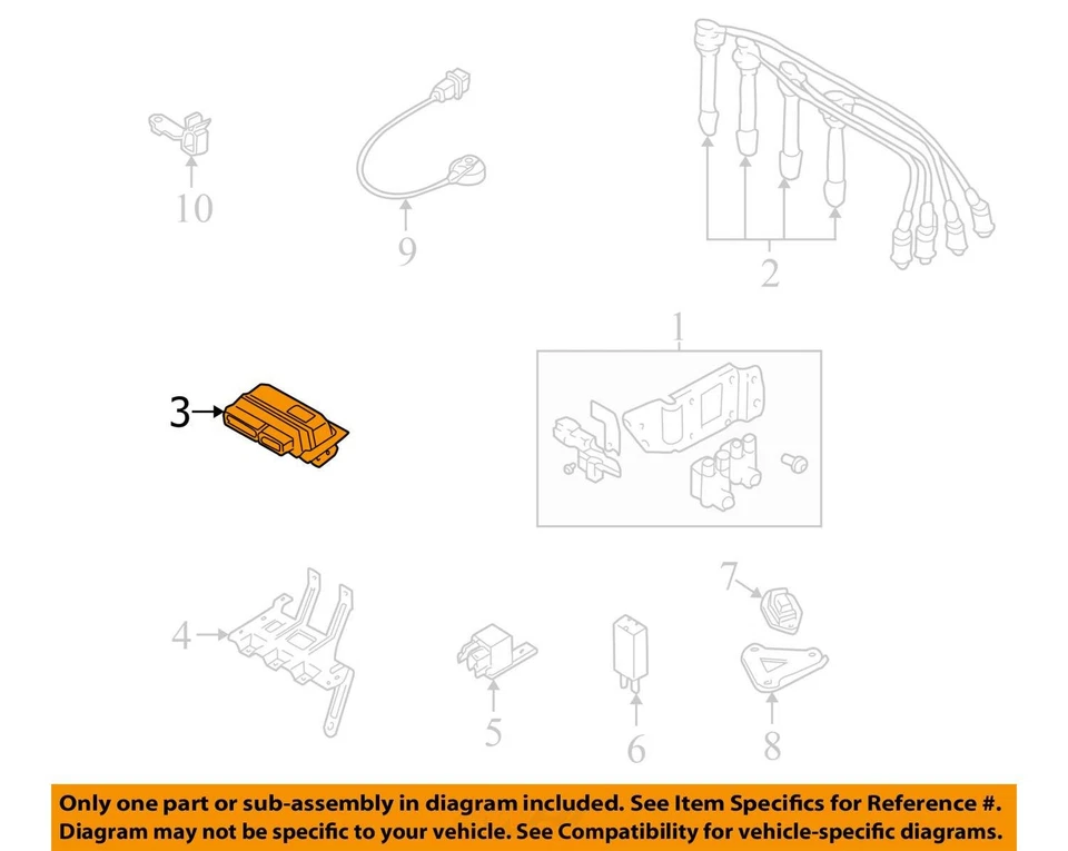Computadora de control del motor Hyundai Accent 2003-2003 ecu pcm ecm pcu oem a9nwy Foto 3 de 4